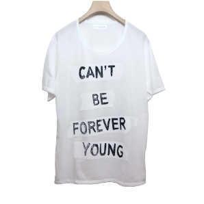 Can't Be Forever Young Tシャツ 白