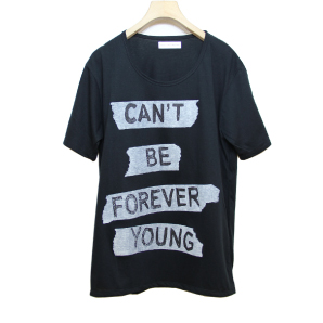 Can't Be Forever Young Tシャツ 黒
